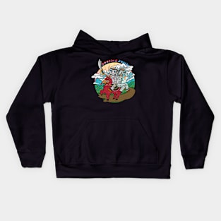 Doogin and Justin ONWARD! Kids Hoodie